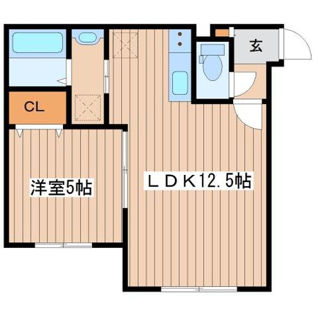 クラリス西町北の物件間取画像